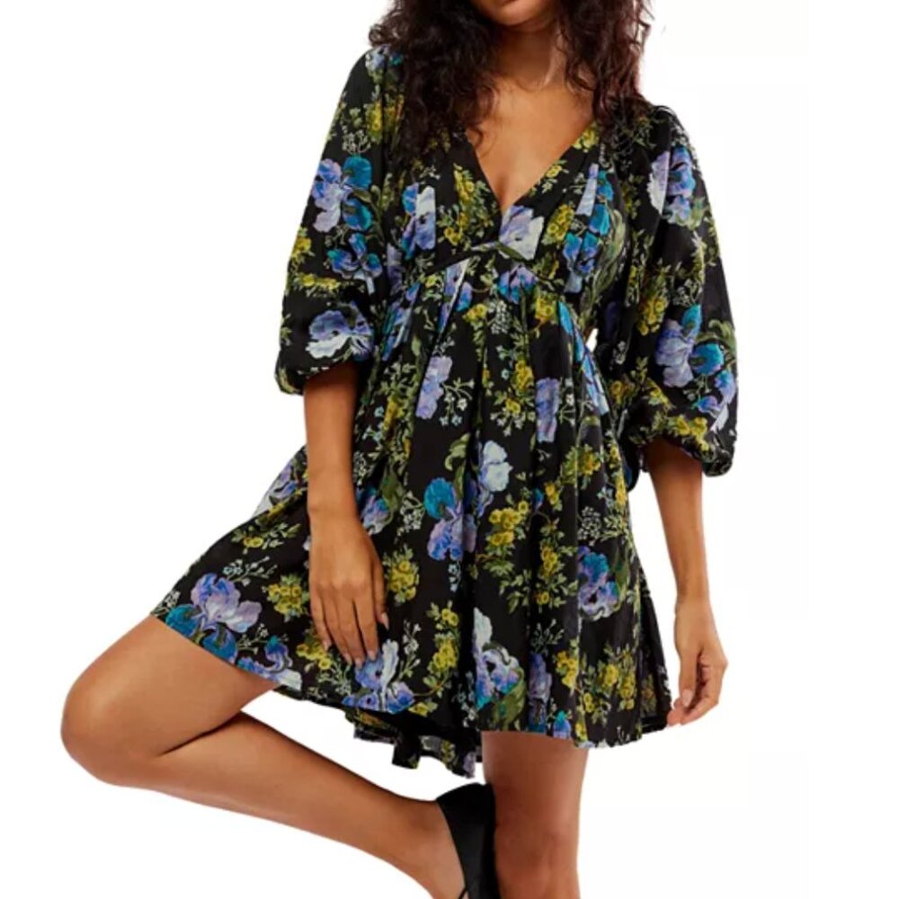 Free People Beck Mini Dress - size Medium - NWT